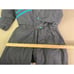 Vintage OSSI Skiwear Womens Size 10 Black Retro One Piece Snowsuit Ski Suit EUC