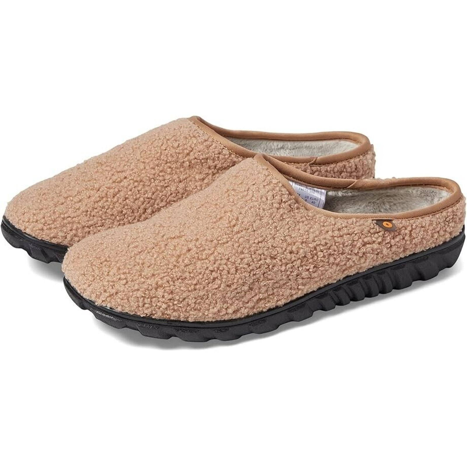 Bogs Snowday II Slipper Teddy Women's 9 Brown Comfort Casual Slip-On Mule ZPO99