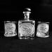 49ers Custom Etched Repurposed Tequila Decanter with Matching Glasses