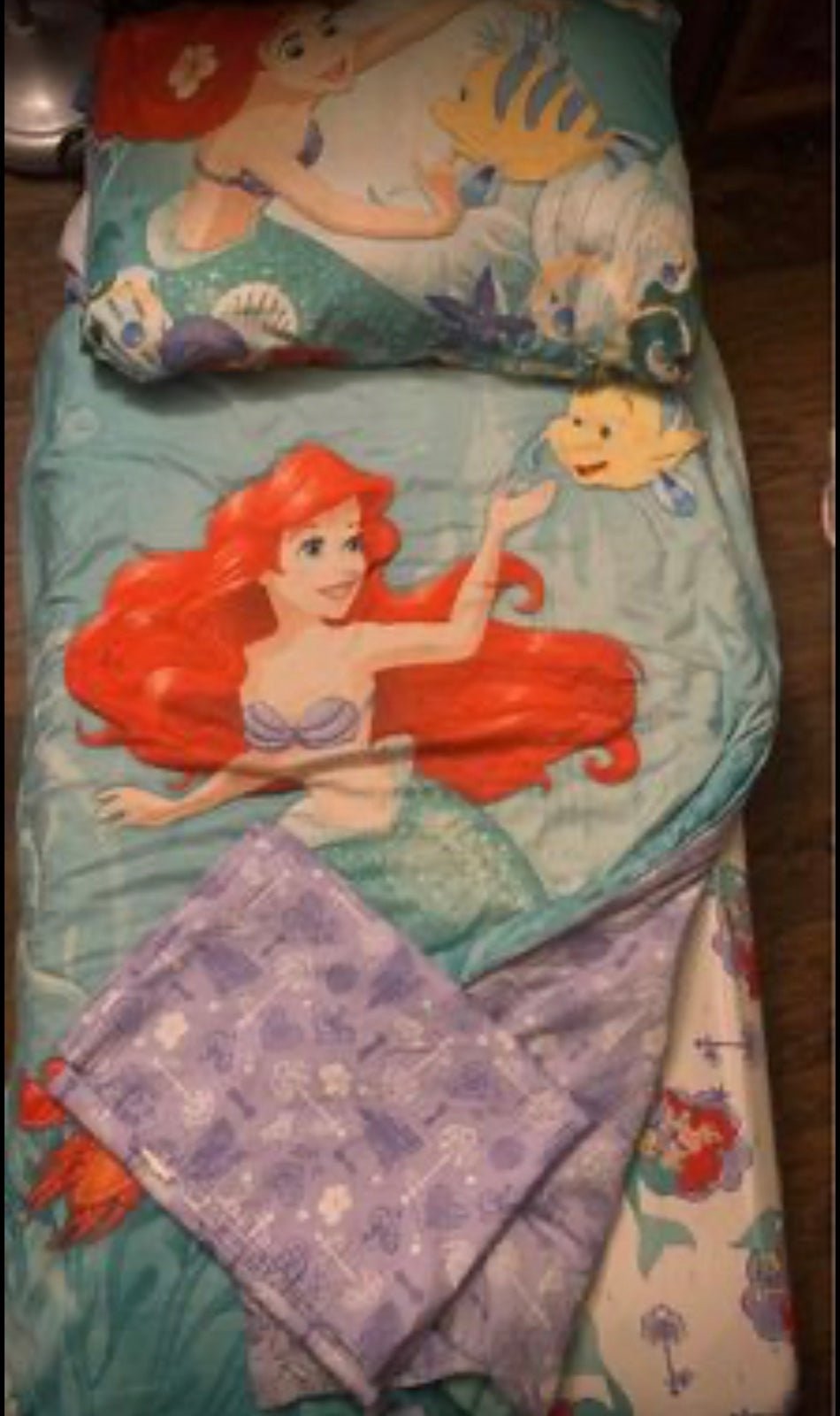 Disney Little Mermarid toddler bedding