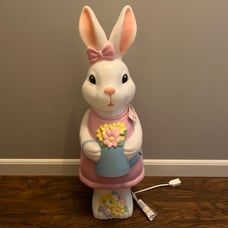 Cracker Barrel Easter Bunny Blow Mold