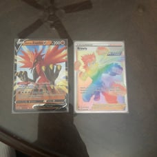 Chilling Reign rainbow Brawly + Zapdos V