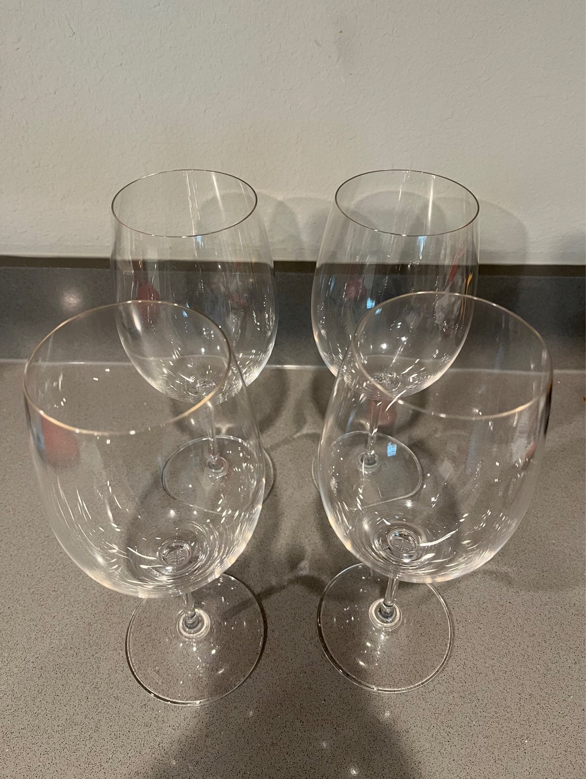 4 Riedel Bordeaux Wine Glasses