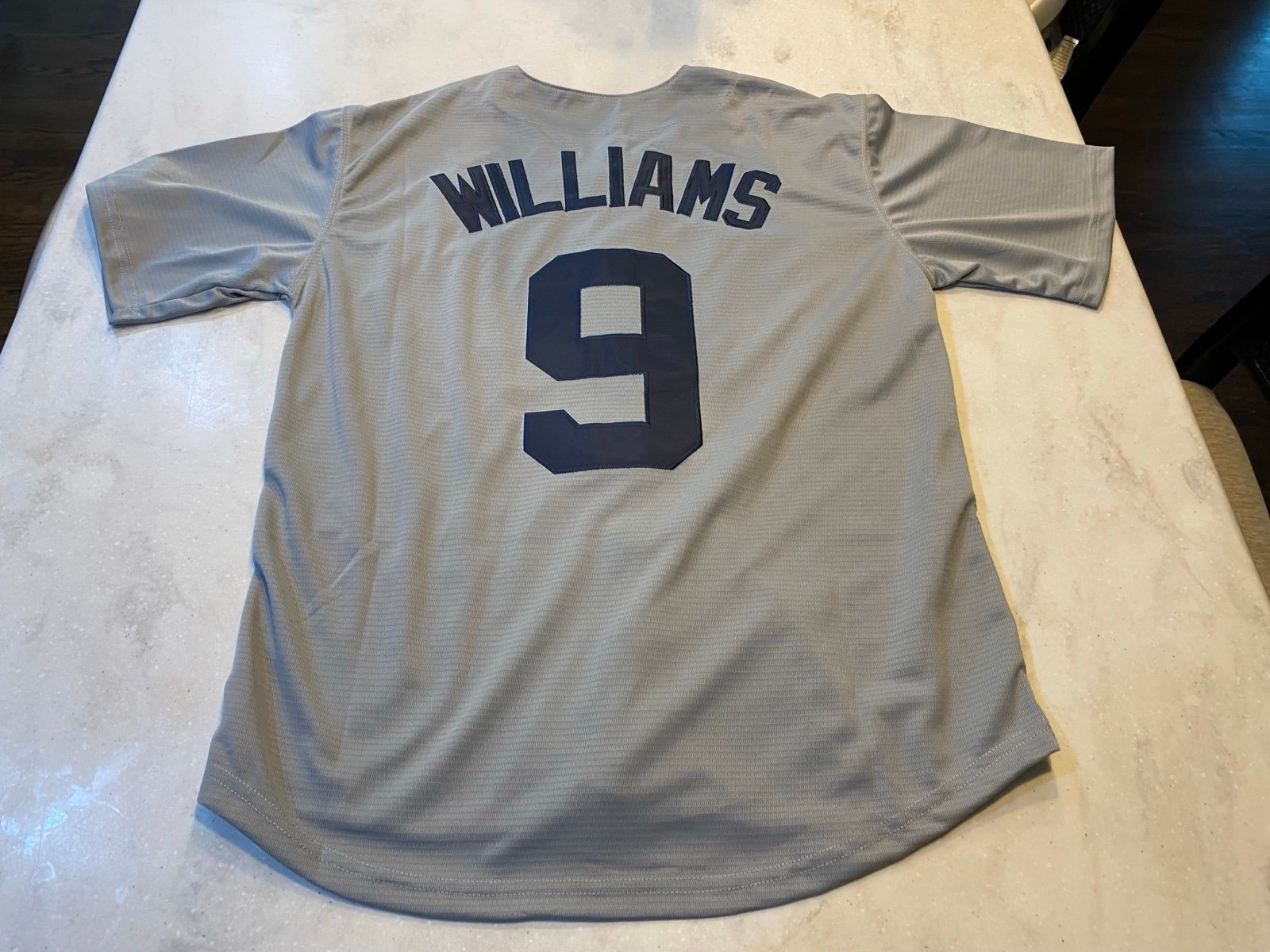 Ted Williams Baseball Boston Red Sox Jersey Adult New Fast Shipping HOF Size L
