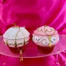Pink cupcakes ornaments/2
