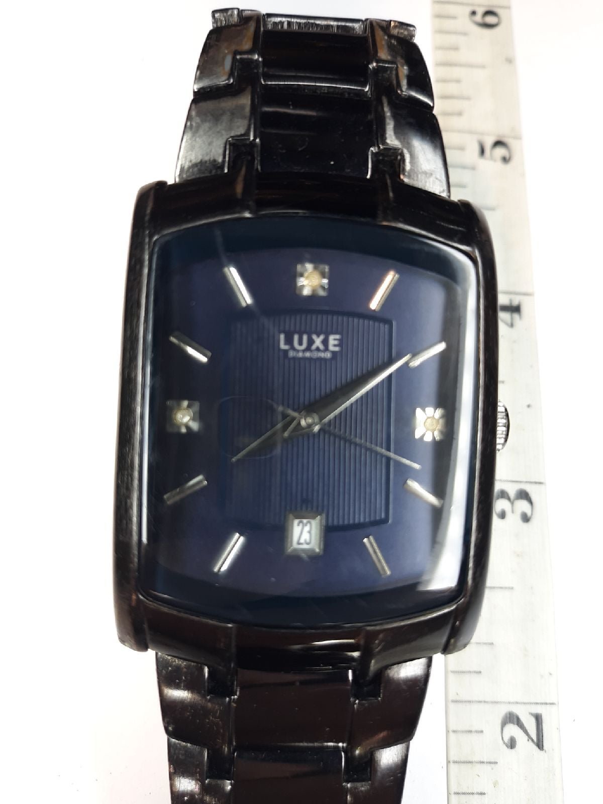 Luxe Diamond Men's Luxury Dress Watch. 78