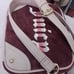 Juicy Couture Cabernet / Dusty Blush Retro Vibe Crossbody Velvet Handbag NEW