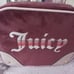 Juicy Couture Cabernet / Dusty Blush Retro Vibe Crossbody Velvet Handbag NEW