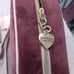 Juicy Couture Cabernet / Dusty Blush Retro Vibe Crossbody Velvet Handbag NEW