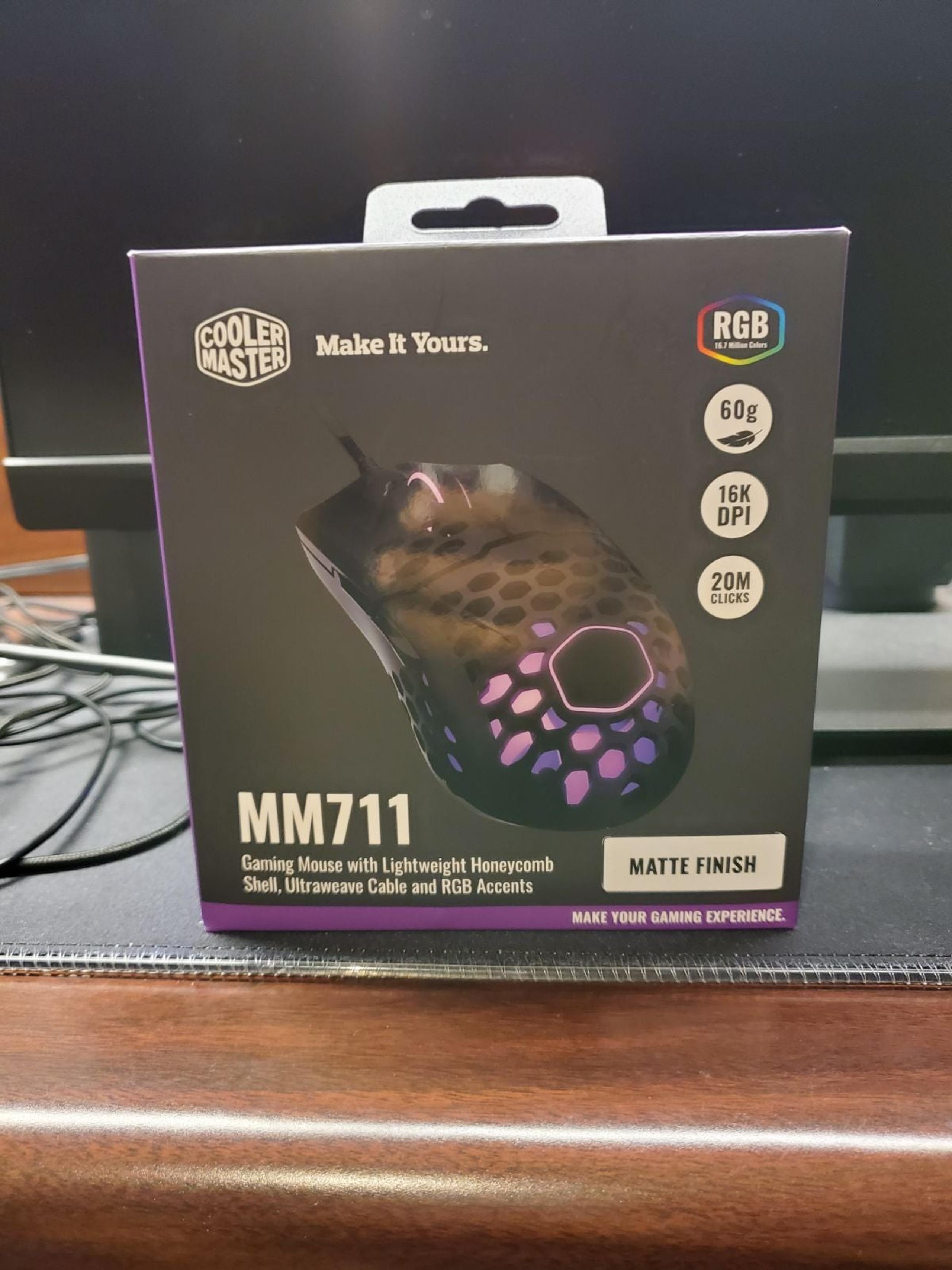 Cooler Master MM711 Gaming Mouse Matte B