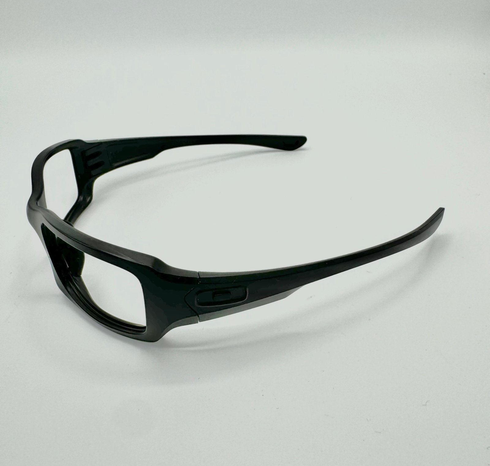 USED OAKLEY (4+1)2 Squared Matte Black Wrap Sunglasses FRAMES ONLY