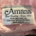 VTG Amana Woolen Mills Cardigan Button Up pink Textured Knit