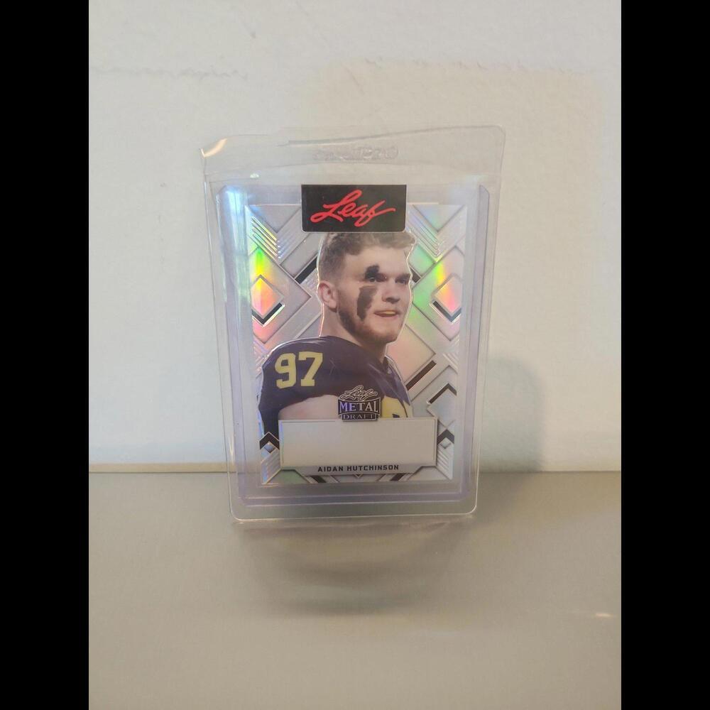 Aidan Hutchinson 2022 Leaf Metal Draft Autographs proof 1/1