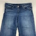 Silver Jeans Suki Capri Sz 18 Stretch Medium was denim Plus Size Distressed hem