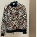 Victoria's Secret PINK Leopard Print Hoodie Faux Fur Full Zip Womens Sz Medium