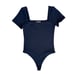 ARITZIA CONTOUR Women’s Black Square Neck Bodysuit