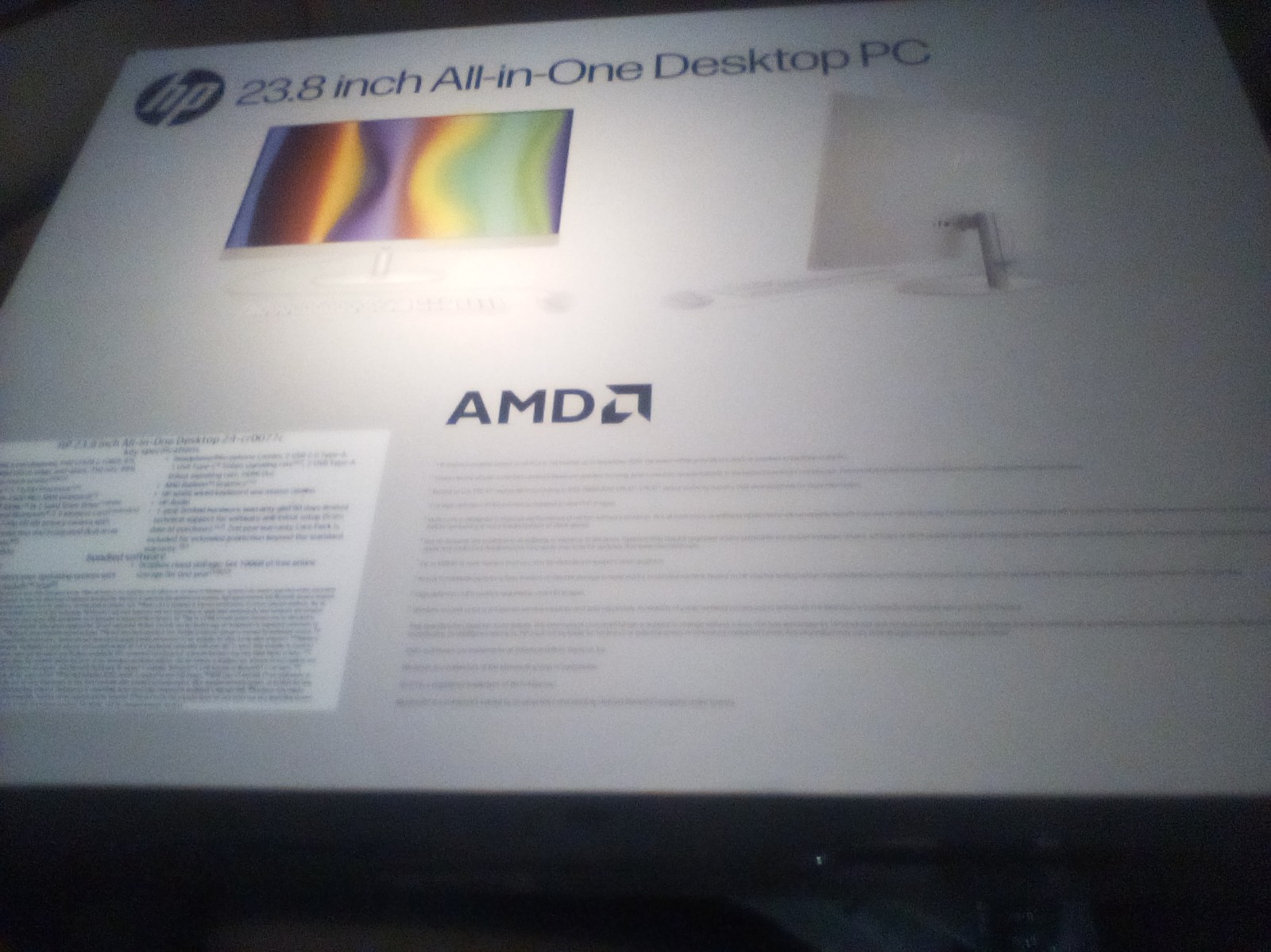 Hp 23.8 all in one touch screen desktop. 512gb. 899.99 brand new