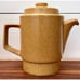 Vintage Nordic Gold by Pfaltzgraff Teapot with Lid and 14” Oval Platter Teay