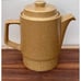 Vintage Nordic Gold by Pfaltzgraff Teapot with Lid and 14” Oval Platter Teay