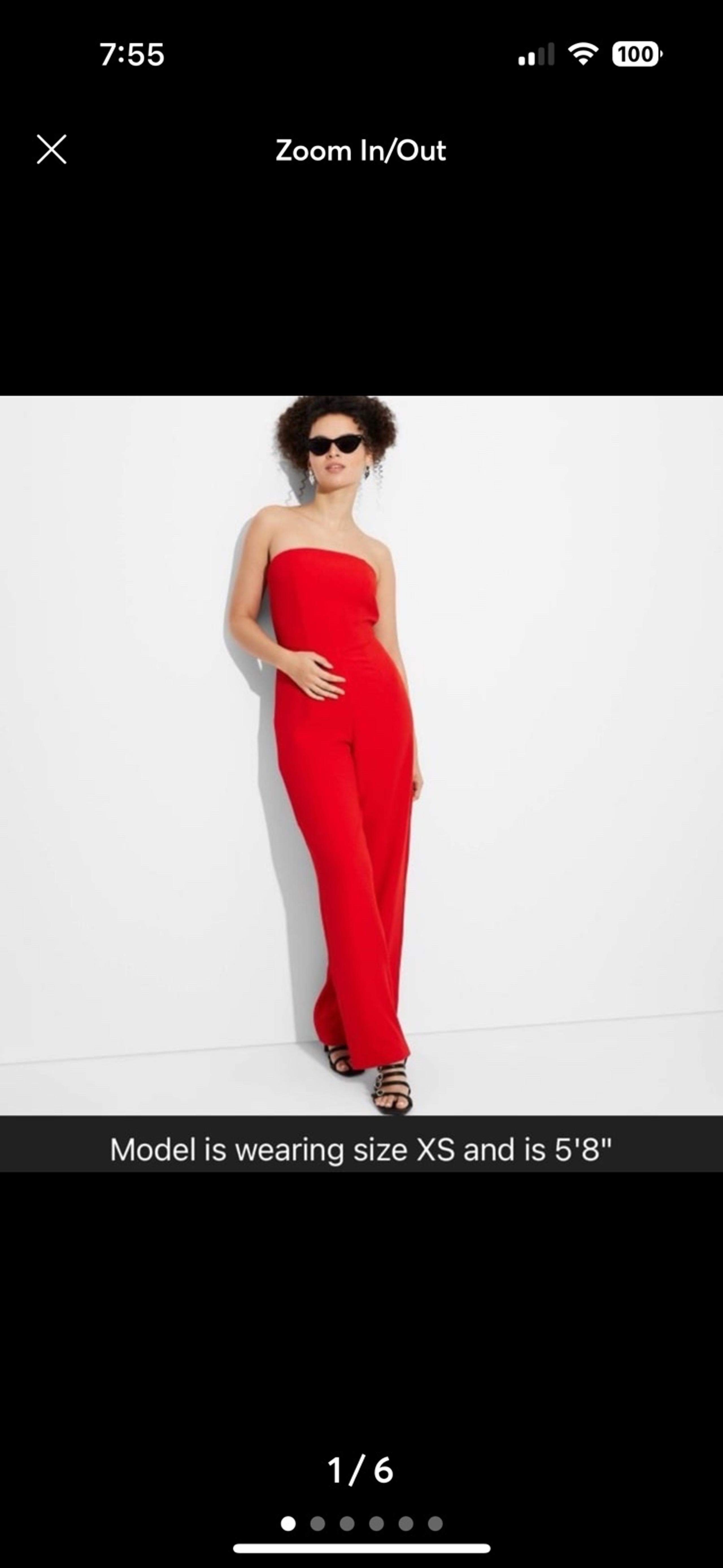 Women's Wide Leg Tube Jumpsuit - Wild Fable™ Extra Small