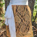 Sparkly Bright Orange Apron Oktoberfest Lace apron Dirndl Apron