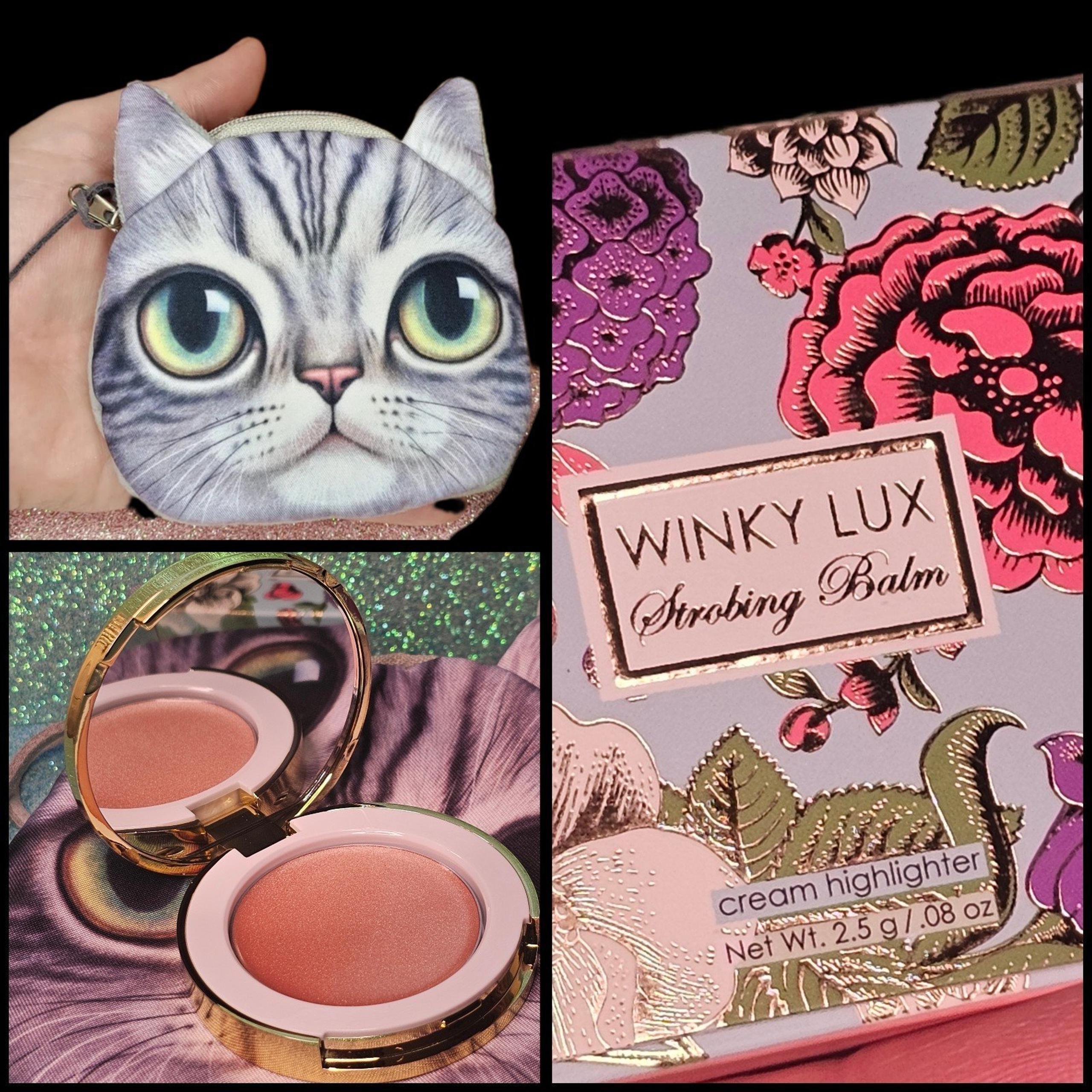 Kitty Cat Glam Bag Pink Strobbing Balm cream highlight limited edition