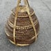Antique Vintage Primitive Handwoven Wicker Rattan Lid Top Storage Basket! Top 1