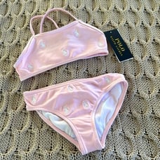 Polo Ralph Lauren girls embroidered logo bikini