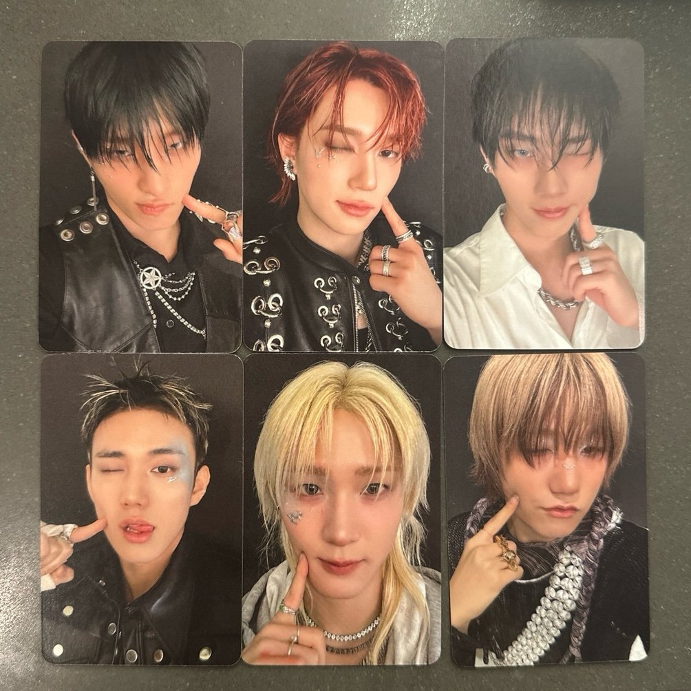 p1harmony photo card sad song pob fansign set