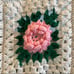 Crochet Blanket 3-D Flower 76 x41