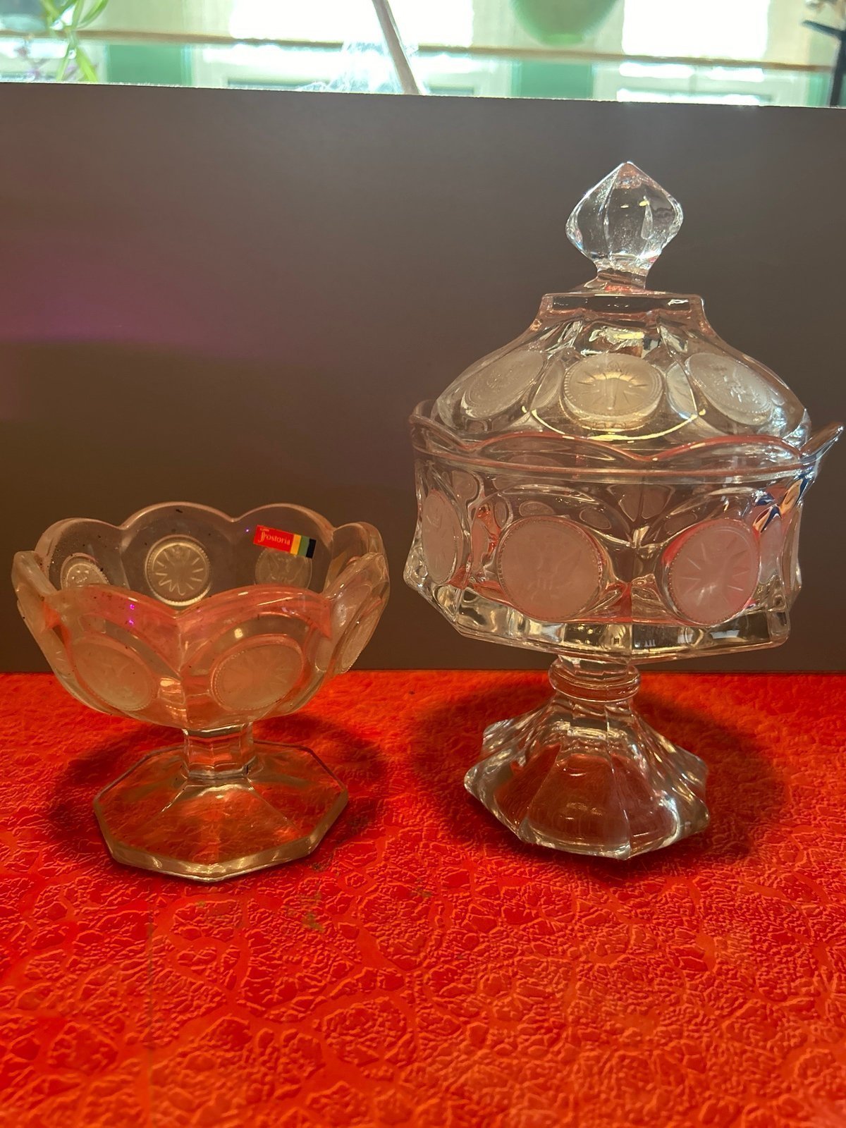 Vintage Avon Jelly Dish set