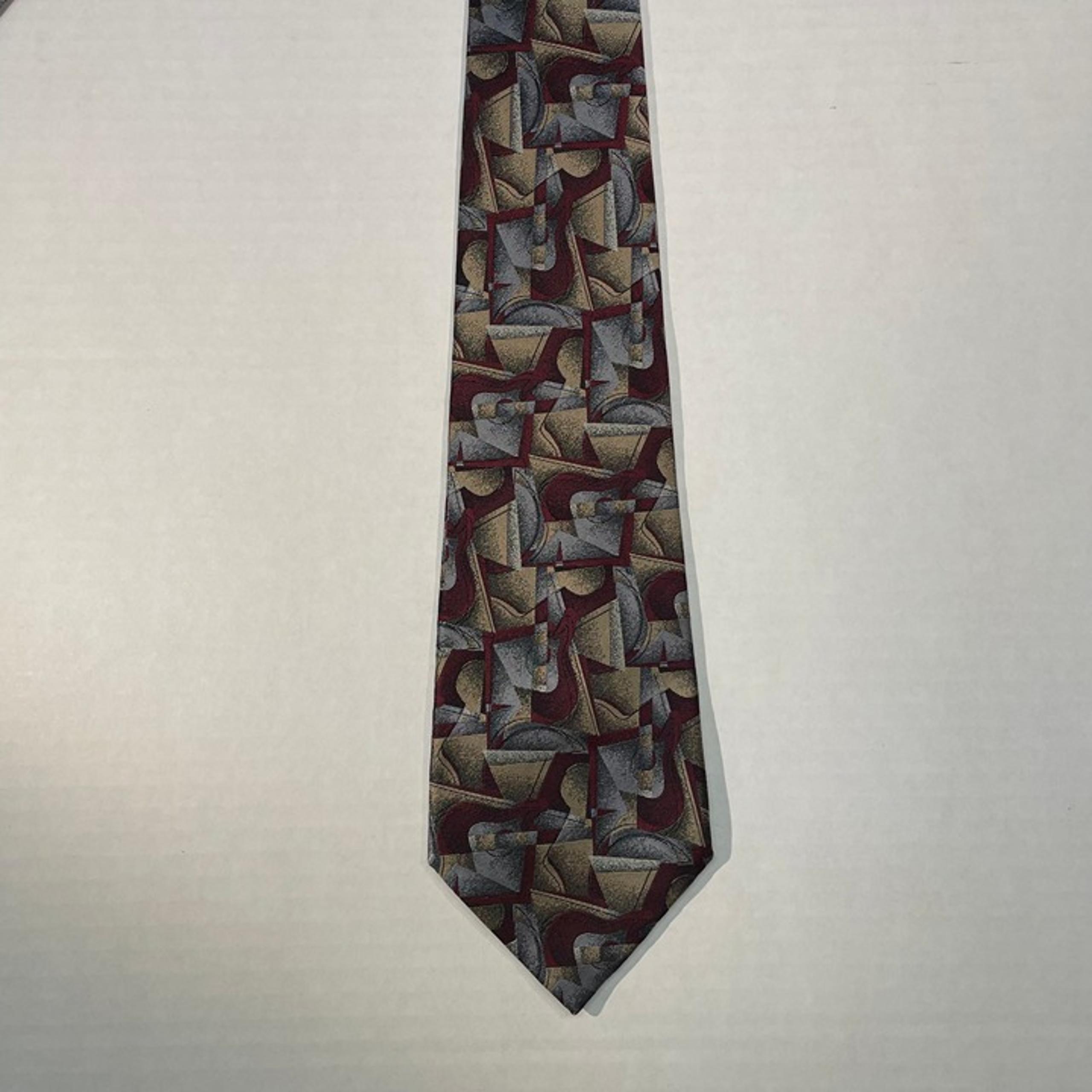 The Beatles Guitar All Over Print AOP 100% Silk Tie Apple Corps