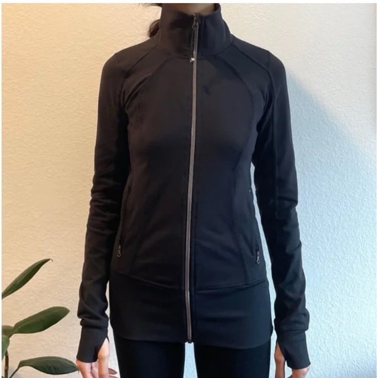 lululemon athletica black define jacket size 6