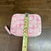COACH Triple Pill Case Pink and White Stripe Bottles not included