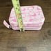 COACH Triple Pill Case Pink and White Stripe Bottles not included