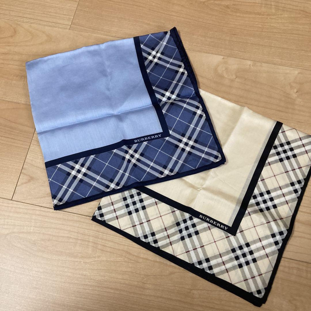 BURBERRY Check Handkerchief 2-Piece Set