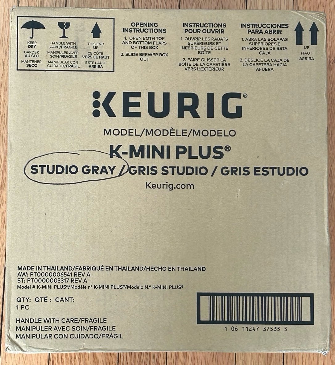 Keurig K-Mini Plus Single Serve Coffee Maker ( Studio Gray )