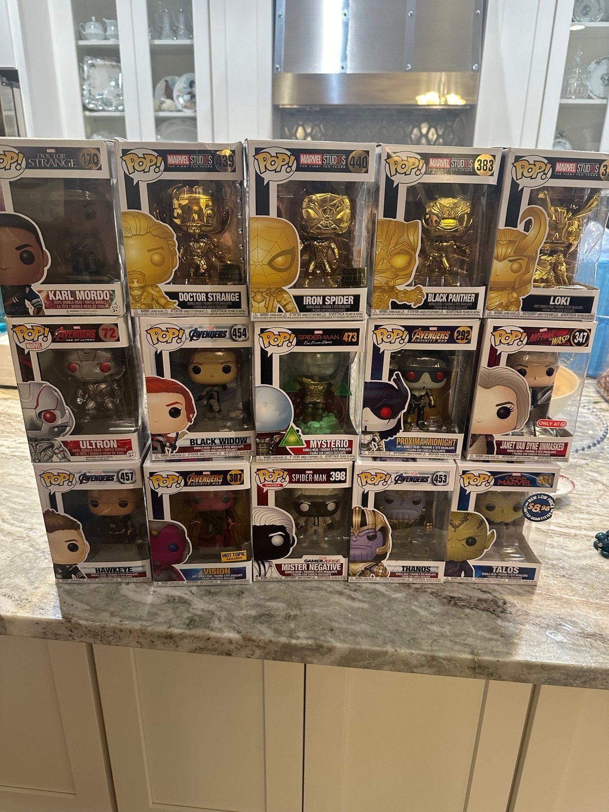 Marvel Cinematic Funko Pop Lot (15 ct)