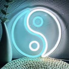 Yin and Yang Neon Light