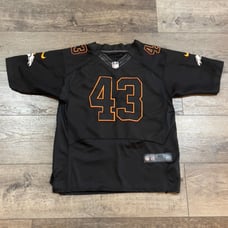 Nike On Field Denver Broncos T.J. Ward #43 Blackout Football Jersey Mens Size 40