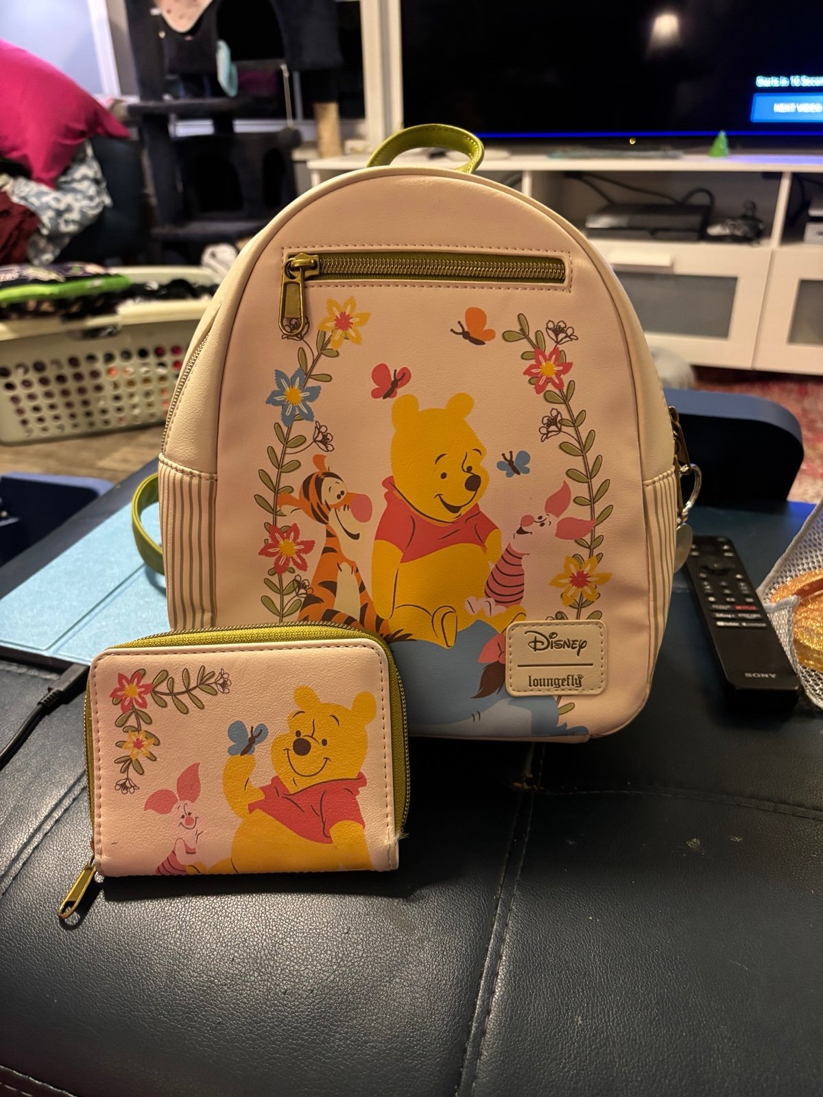 Winnie the Pooh Loungefly bag and wallet
