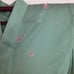 Light Green Aqua Pink Floral Lightweight Sheer Japanese Kimono