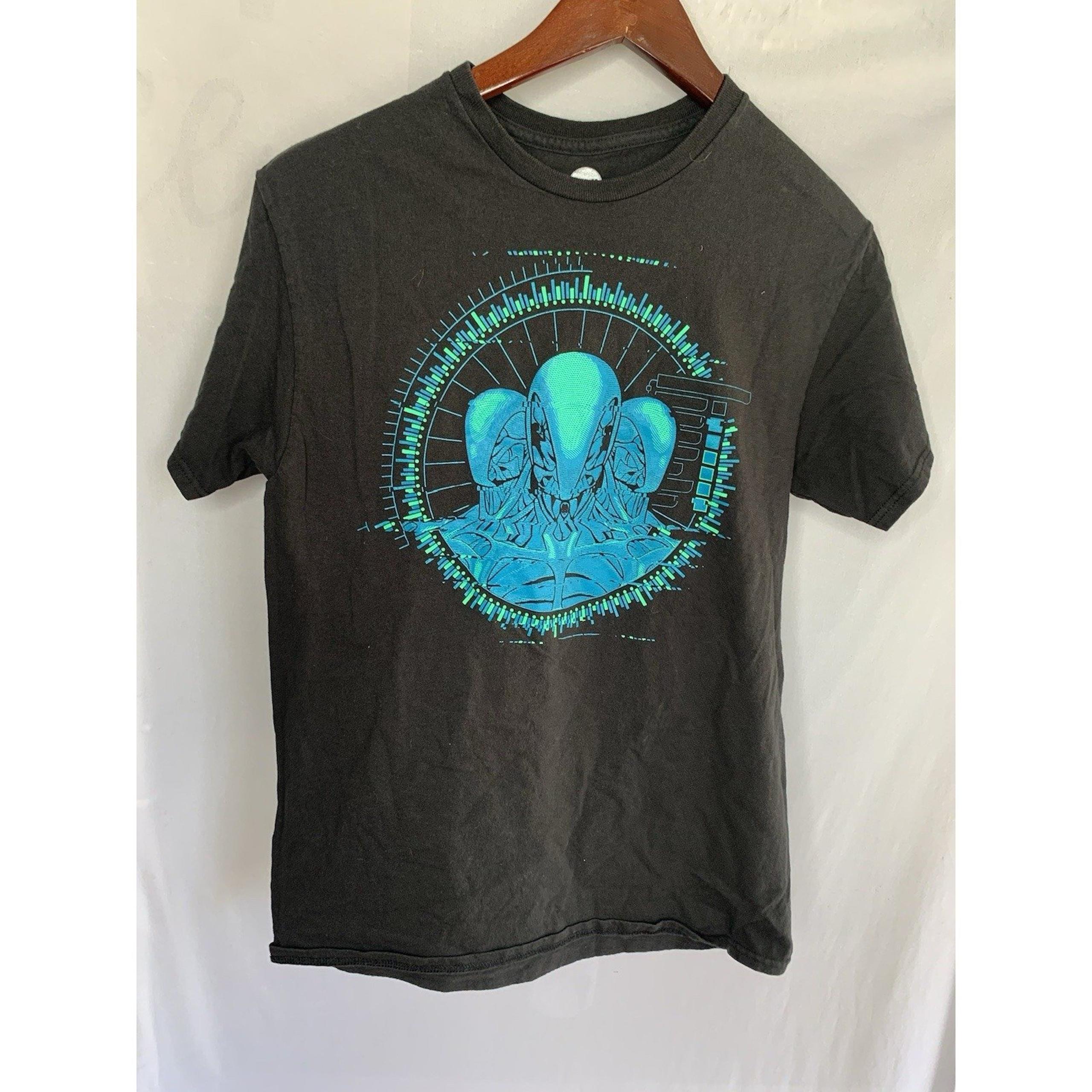 Westworld Shirt Men Medium Black HBO Series Graphic Crew Neck Short Sleeve Adult