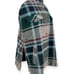 Anthropologie Andersen & Lauth Davis Plaid Capelet Cape Ble Green