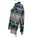 Anthropologie Andersen & Lauth Davis Plaid Capelet Cape Ble Green