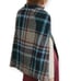 Anthropologie Andersen & Lauth Davis Plaid Capelet Cape Ble Green