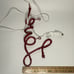 LOVE Red Wall Sign Valentine Small Lights in Tube Electric Cord 18 w, 8 h