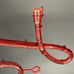 LOVE Red Wall Sign Valentine Small Lights in Tube Electric Cord 18 w, 8 h