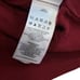 Victoria Beckham Burgundy Wool Ruffle Mock Neck Sweater S