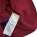 Victoria Beckham Burgundy Wool Ruffle Mock Neck Sweater S